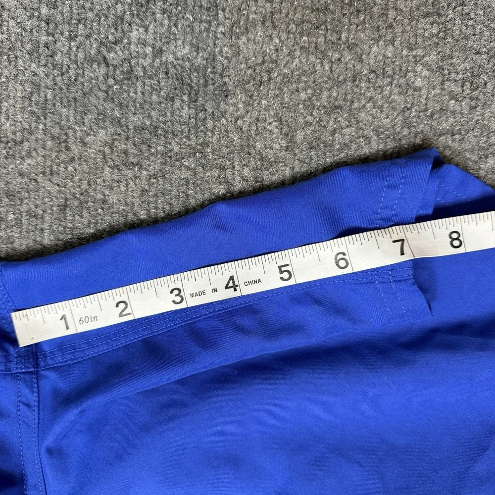 Nike Silver Tag Athletic Shorts XL  Blue 7" Inseam Retro Running Y2K Swim - Picture 9 of 9
